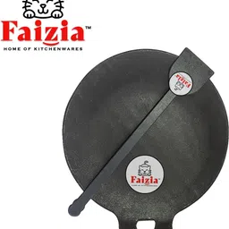 Cast Iron Tawa for Dosa, Roti & Paratha | Pre-Seasoned Leight Weight Tawa 1 KG Tawa 30 cm diameter-image-89