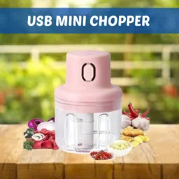 guggu Chopper (Electric Rechargeable Chopper) for Kitchen Vegetable Garlic Onion W160 Electric Vegetable & Fruit Chopper-picture-24