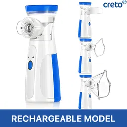 CRETO JSLW-302 Mesh Nebulizer Rechargeable for Adults and Kids (Built-in Battery) Nebulizer-picture-32