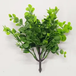 jj plastic Artificial Grass Plant Bushes Decor Faux Greenery Shrubs Green Wild Flower Artificial Flower image 2