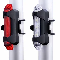pro365 Bicycle LED USB Rechargeable Head and tail Light combo LED Front Rear Light Combo image 2