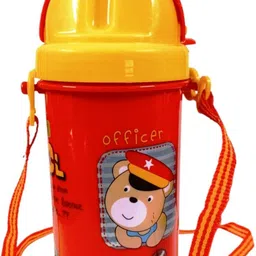 gift collection Plastic Sipper Bottle Straw Sipper Bottle with Handle For School Kids image 2