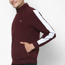 allen solly Men Solid Bomber Jacket image 2