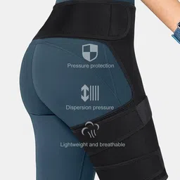 neuvo Thigh Compression Groin, Hip Adjustable Hamstring Strap Wrap Sciatica Brace Supporter-picture-35