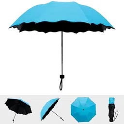 tapahpriyay Magic Umbrella of Blooming Folding Portable for UV Protection & Rain Umbrella image 2