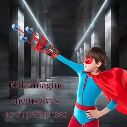 spatlus Spiderman Hand Gloves Hero Launcher Wrist Toy For Kids image 5