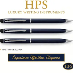HPS SLIMEST METAL Signature smooth writing/professional(TWIST TYPE PEN) Ball Pen-picture-48