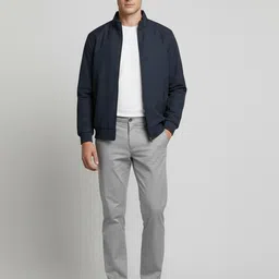 unniberry Men Solid Casual Jacket image 4