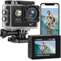 PIXEL 4K S20 Action Camera 4k20MP Wifi 30M Waterproof Action Camera Sports DV Camcorder Sports and Action Camera image 1