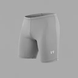troopline Solid Men Grey, Grey, Black Tights image 2