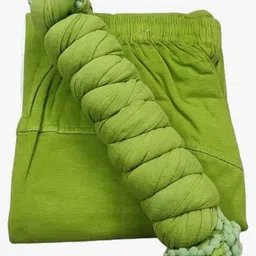 shaneka Pure Cotton, Cotton Blend Solid Green Women Dupatta image 4