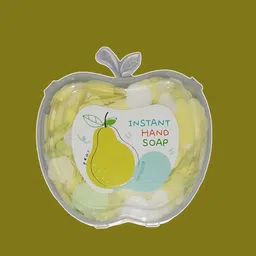 bhajanshree Paper Soap Sheets Travel Hand Wash Soap for Outdoor Pear flavour (pack of 1)-picture-32