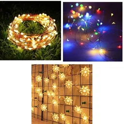 nirvair 36 LEDs 13 m Multicolor Steady Strip Rice Lights-picture-32