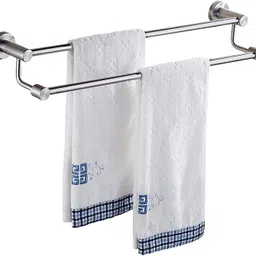 istar Newly High Grade - Stainless Steel 24 Inch Towel Rod/Towel Rods for Bathroom/Towel Bars/Hangers/Stands/Towel Holders/Bathroom Accessories Silver Towel Holder-picture-21