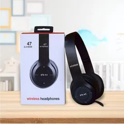 house of common Stylish Wireless Headphones with Microphone for Versatile Use._EW Bluetooth & Wired Headset-picture-14