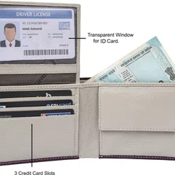 urban forest Men Brown Genuine Leather Wallet image 4