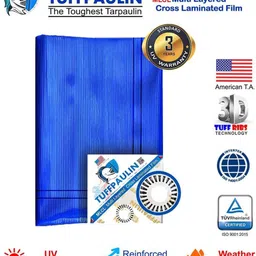 21FTX14FT-120GSM-BLUE Tent - For Truck body, Car, Bike and Train Wagon Cover, Grain Covers-image-16