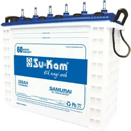 su-kam TT20036 + Sharak 1050 Tubular Inverter Battery image 2