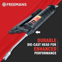 freemans GGH15 Heavy Duty Lever Type Grease Gun with 5/8" Piston Manual Pump image 3