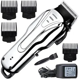 DMG 2in1 AC-DC Waterproof Rechargeable Hair Clipper Beard Moustache Trimmer 919 Fully Waterproof Grooming Kit 120 minRuntime 4 Length Settings image 1