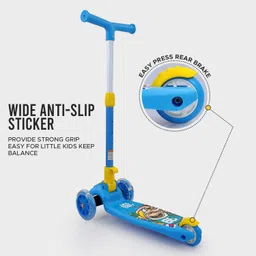 drumstone Smart Foldable Kick Scooter for Kids – 3 Adjustable Heights, LED Light-Up Wheels Kids Scooter image 3