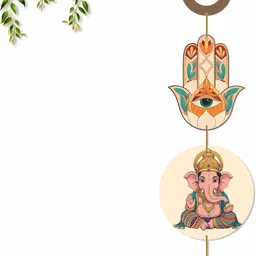 shree sanwariya crafts Attractive Ganesha Wall Hanger Wall Hanging for Home Decor Gift Item-picture-37