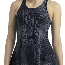 speedo Racerback Swimdress With Boyleg - Endurance10 Printed Women Multicolor Swimsuit image 4