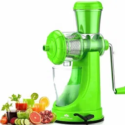 funel Plastic Plastic Fruit Juicer Juice Making Machine with Steel Handle, Green Hand Juicer Hand Juicer-picture-40