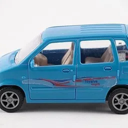 techzage Plastic Toy Wagon R Toy car, Pull Back Action Toys, with Soft Edges image 4