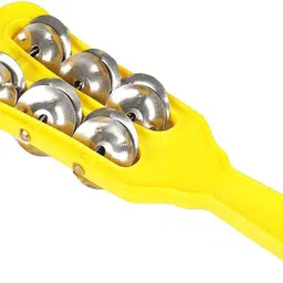 Plastic Manjira - Musical Instrument for Bhajan and Kirtans,Khartal for Mandir aarti-(Jheeka)-3 line Kartal Instrument-image-81