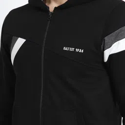 kalt Men Full Sleeve Solid Sweatshirt image 4