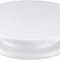 fulkiza 360 Round Easy Rotate Turntable Revolving Stand, 28cm Plastic Cake Server-picture-35