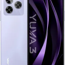 Yuva 3 with Dual Sim|5000 mAh Battery|13MP Rear Camera |Expandable Upto 512 GB (Cosmic Lavender, 64 GB)-image-0