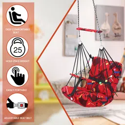 sprointal Baby Swing Chair for Kids baby jula 1-5Years Old Baby with SafetyBelt Kids Swing Swings image 4