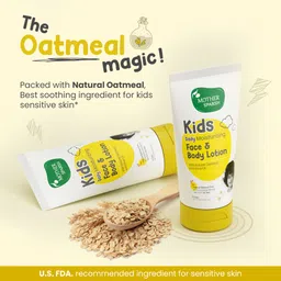 mother sparsh Kids Daily Moisturising Face & Body Lotion for Babies with Natural Oatmeal image 4