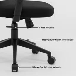 green soul Yoga High Back Ergonomic Chair|Home, Office, WFH|1D Armrest,2D Lumbar Support Mesh Office Arm Chair image 5