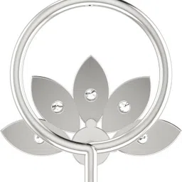 avsar Kalpita 14kt Cubic Zirconia White Gold Nose Wire image 5