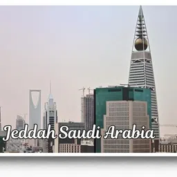 gifteeng Saudi Arabia Jeddah Acrylic Fridge Magnet-2x3 Inch,4mm Thick Glossy Finish Print Fridge Magnet Pack of 1-picture-12