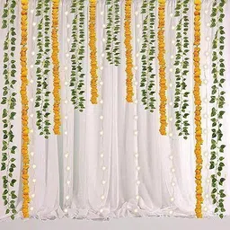fun and flex Haldi Wall Decoration Items for Marriage | Pooja Decoration Backdrop for Home-picture-13