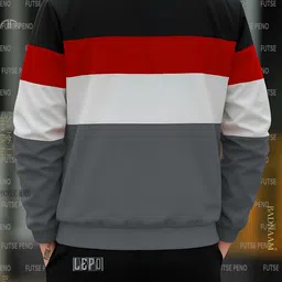 futse peno Men Colorblock Casual Jacket image 4