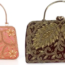 seamount Party Red, Pink Clutch-picture-21