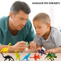 chutti toys Dinosaur Toys for Kids - Colorful, High-Quality PVC Dinosaur Toy Set (3 Inches) image 4