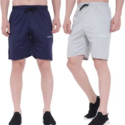 mgc maanu Pack of 2 Solid Men Multicolor Sports Shorts-picture-21