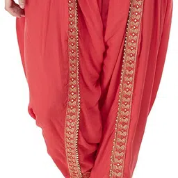 pinovo Embroidered Rayon Women Harem Pants-picture-41