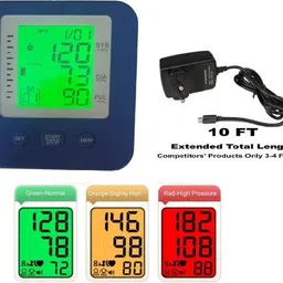 rsc healthcare BM 10 Digital BP ( 3D backlight color) Bp Monitor Fully Automatic Digital Blood Pressure Monitor with Rsc Healthcare AC/DC ADAPTER Bp Monitor-picture-24