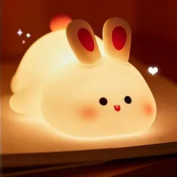Rabbit Night Light,Rechargeable Baby Night Light for Nursery,Bedroom Night Lamp-image-33