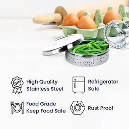 sambhuya Stainless Steel Sprout Maker - 650 ml, 750 ml image 5
