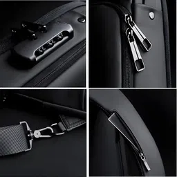 nkkl Small 2 L Laptop Backpack Men Stylish Shoulder Bag with USB Port & Security Lock Perfect for Travel_VR218 image 2