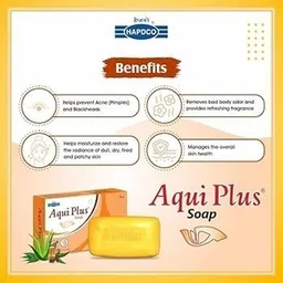 hapdco AQUI PLUS AYURVEDIC SOAP image 4