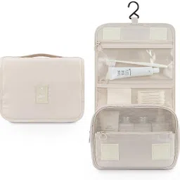 lovhide Women Beige Cosmetic Bag image 2